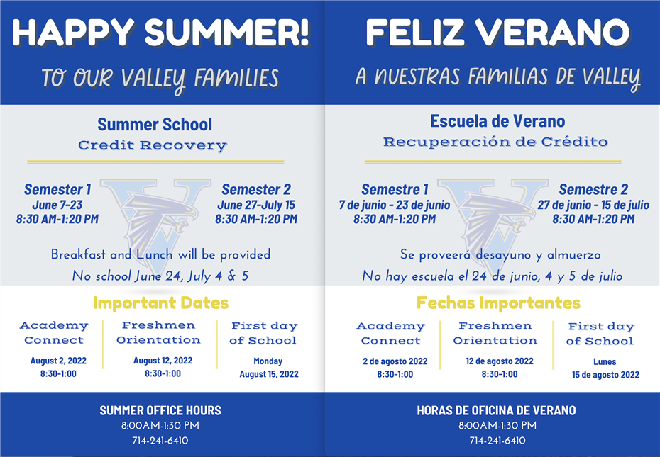 Summer School 6/7-7/15 Summer School 6/7-7/15